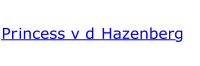 Princess v d Hazenberg